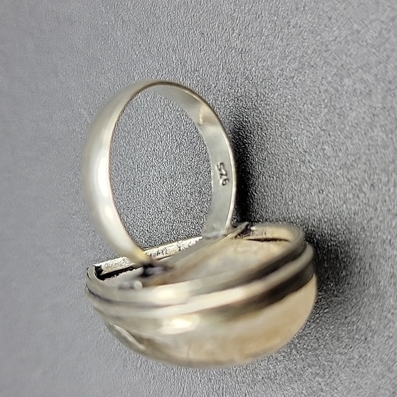 Garden Quartz Ring US Size 7-3/4" Natural Gemstone 925 Silver Plated Unisex NEW - Picture 8 of 9